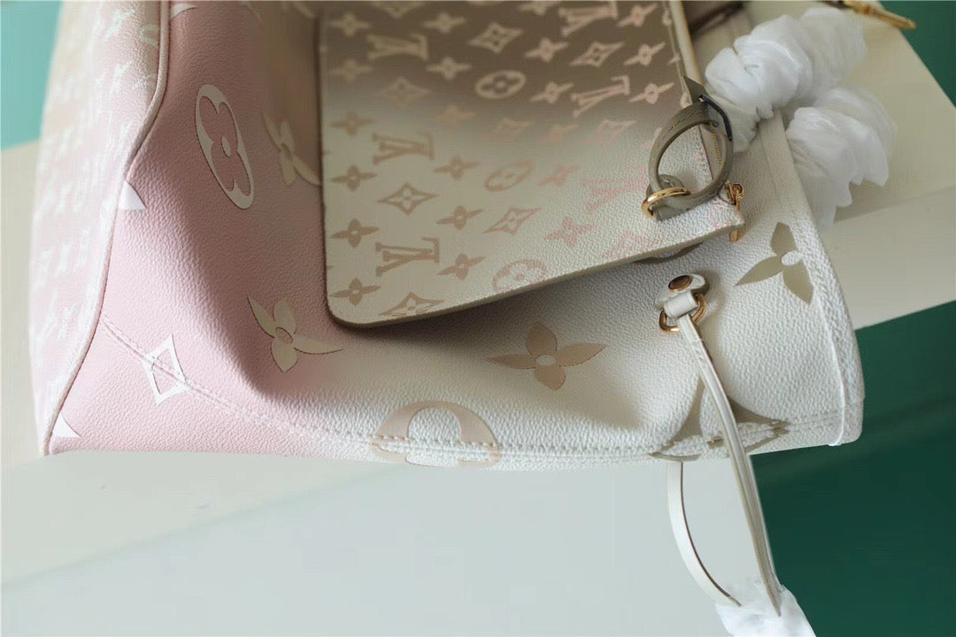 Louis Vuitton Neverfull MM Monogram Canvas Sunset Khaki For Women,  Shoulder and Crossbody Bags 12.2in/31cm Louis Vuitton M59859