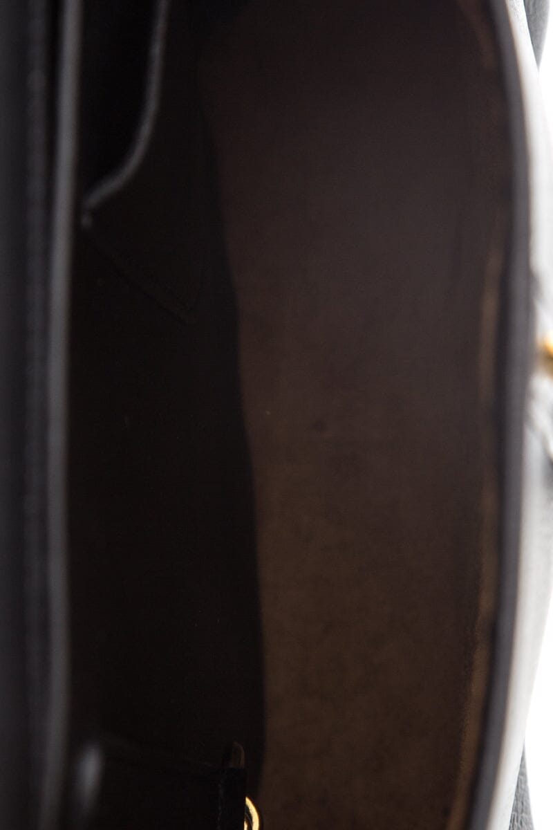 DeLouis Vuittonaux Black Leather Crossbody