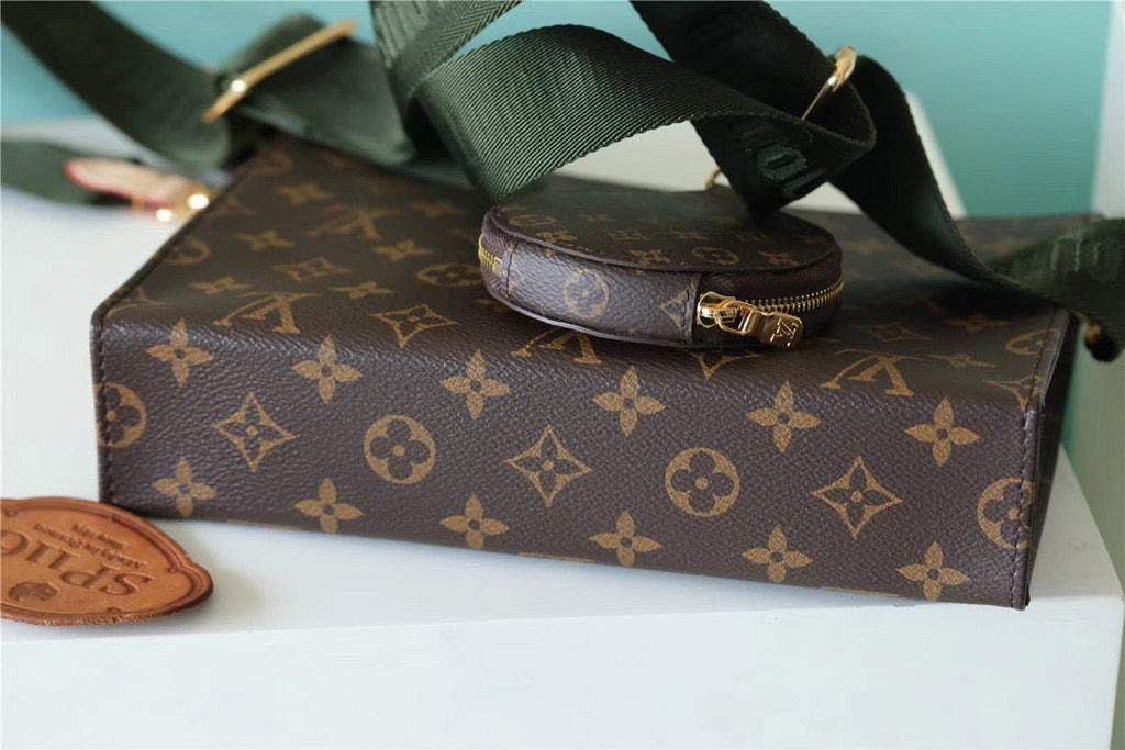 Louis Vuitton Pochette Double Monogram Canvas For Women, Women’s Bags, Shoulder And Crossbody Bags 10.2in/26cm Louis Vuitton