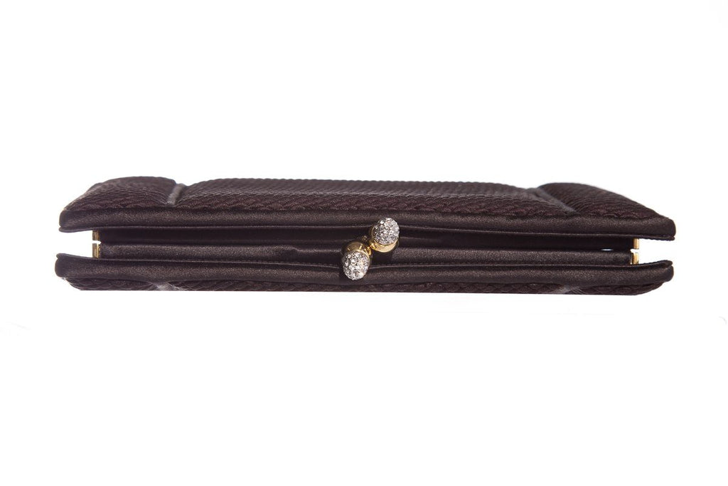 Judith Leiber Brown Clutch