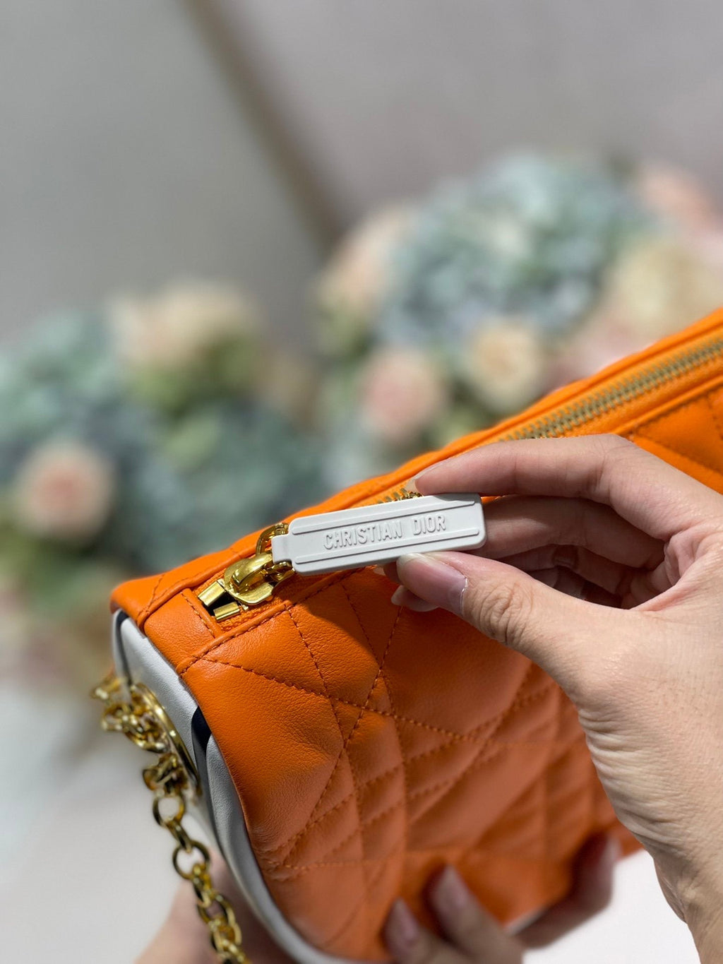 Dior MeDiorum Vibe Hobo Bag, Orange Handbags, Crossbody Bags, 30cm CD