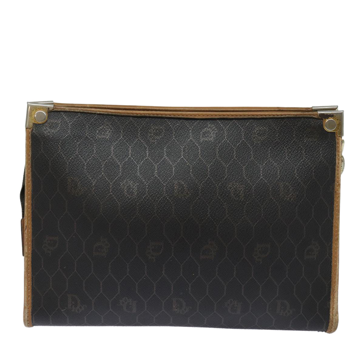 Dior Honeycomb  Canvas Clutch Bag