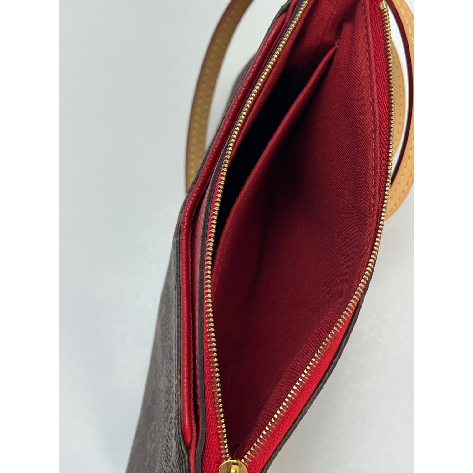 LOUIS VUITTON Pallas Monogram Clutch Cherry Crossbody