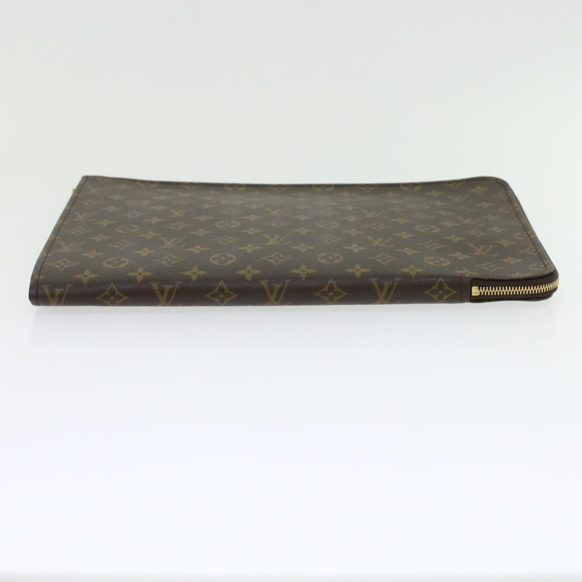 Louis Vuitton Poche Document  Canvas Clutch Bag