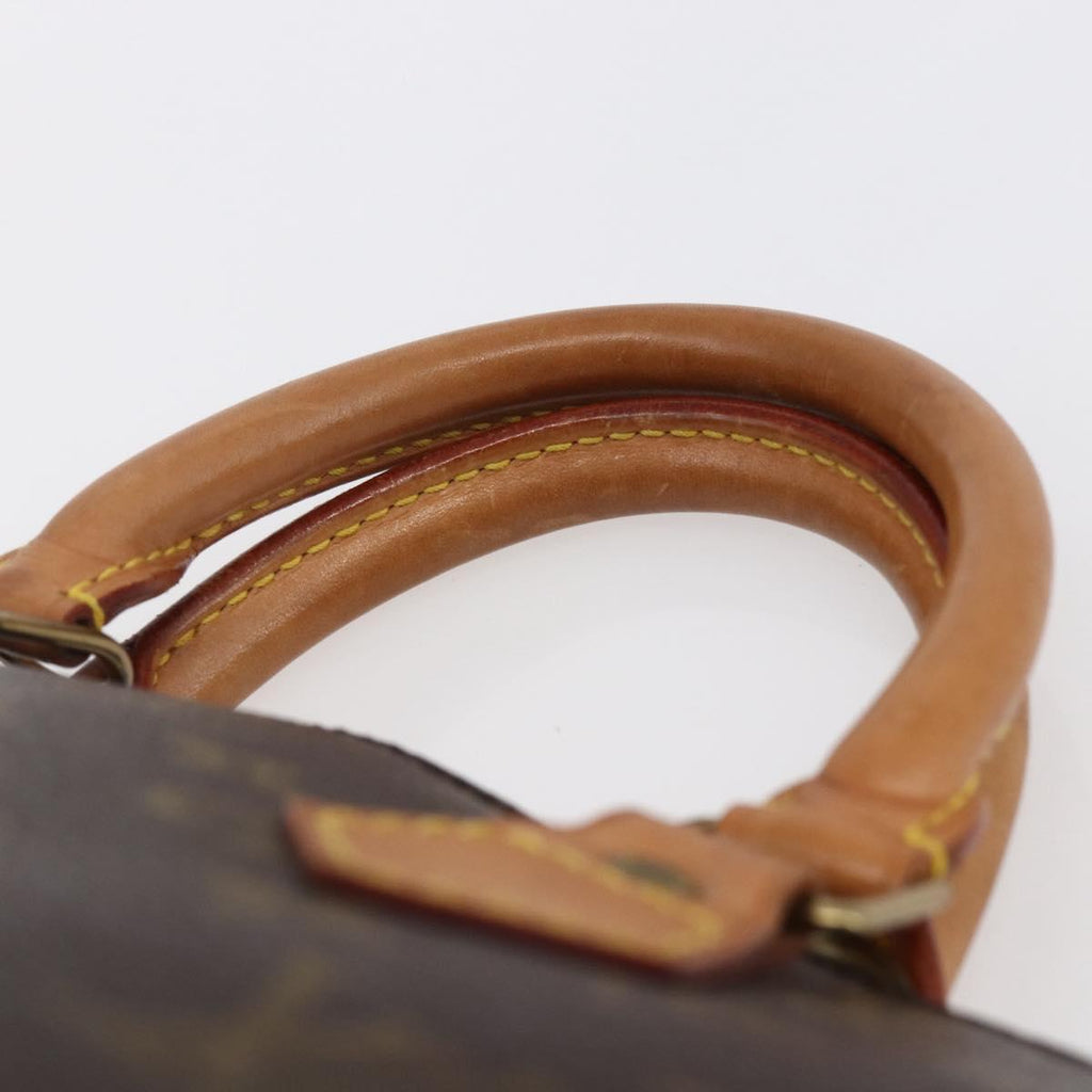 Louis Vuitton Alma Handbag Monogram Canvas Brown Canvas Handbag