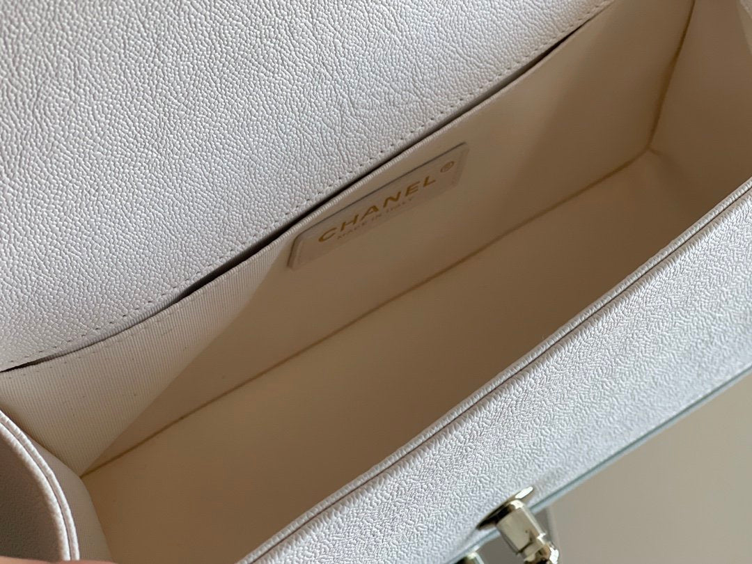 ChanelMeGLAMIum Classic GlamIap Bag 25cm White For Women A67086
