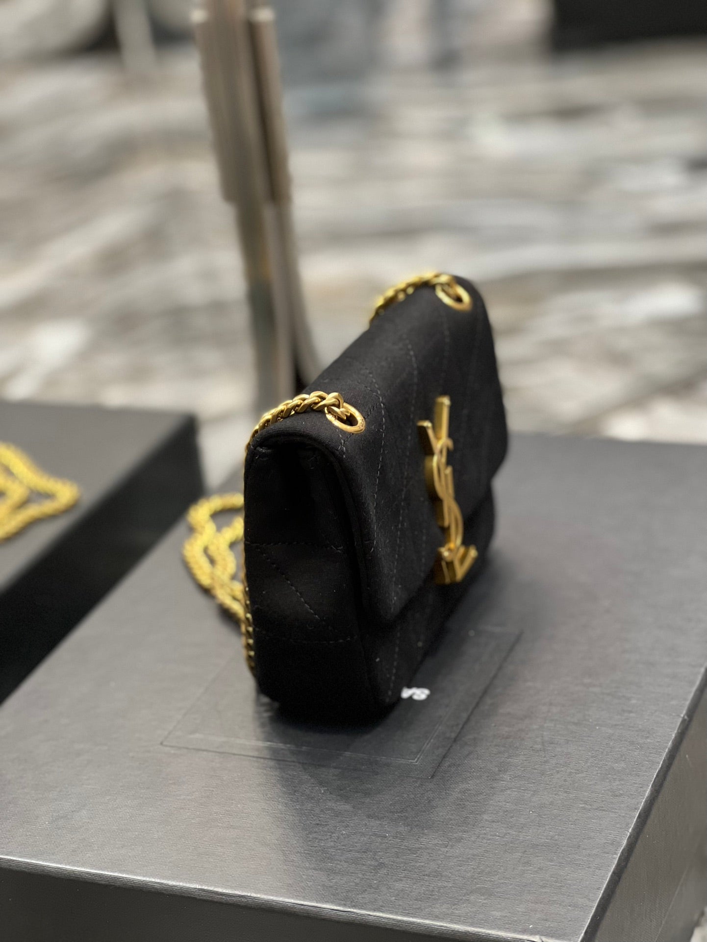 Top Quality Jamie Mini Chain Bag Black For Women, Women’s Bags 6.9in/17.5cm YSL 6981622F9271000