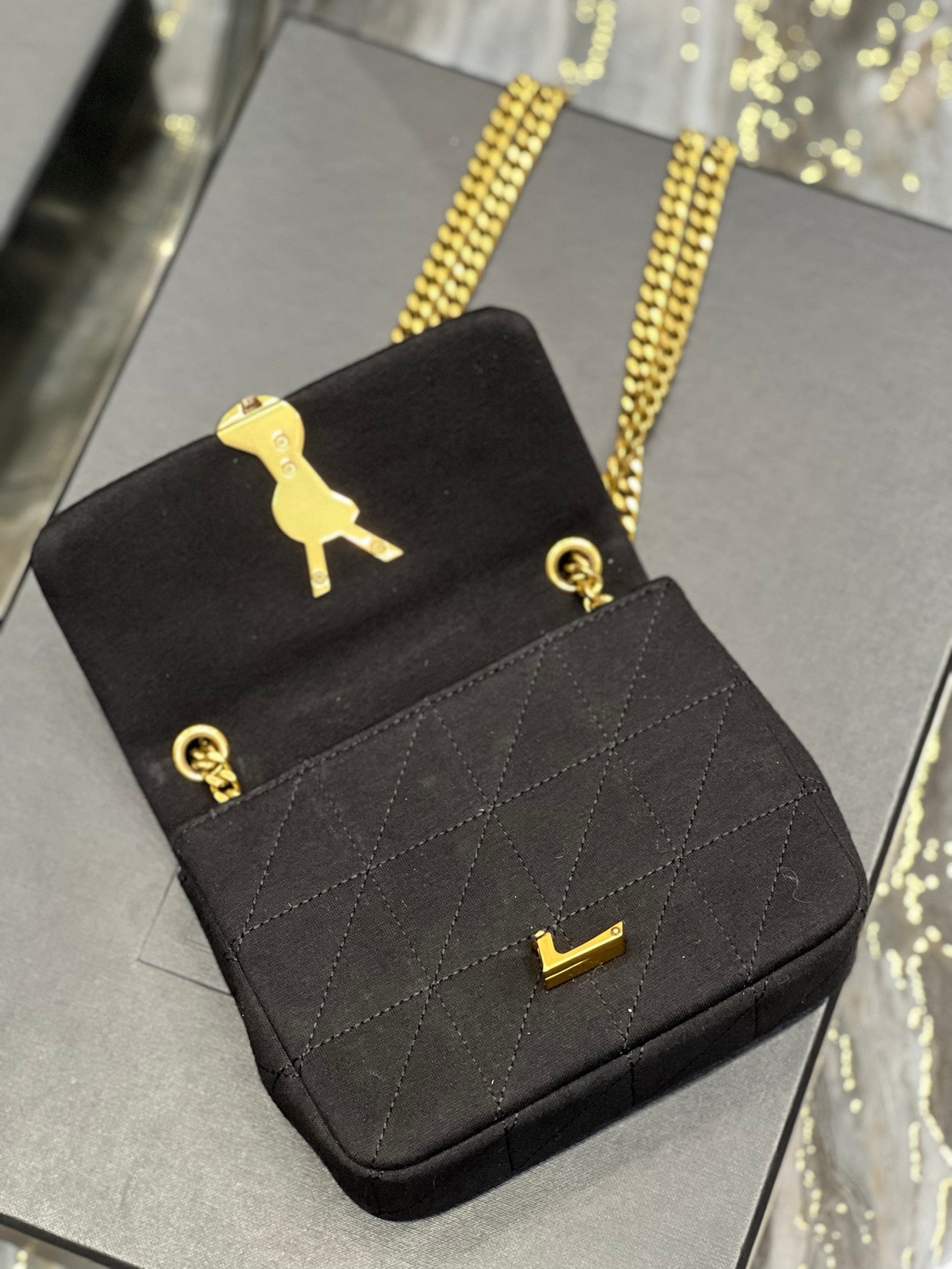 Top Quality Jamie Mini Chain Bag Black For Women, Women’s Bags 6.9in/17.5cm YSL 6981622F9271000