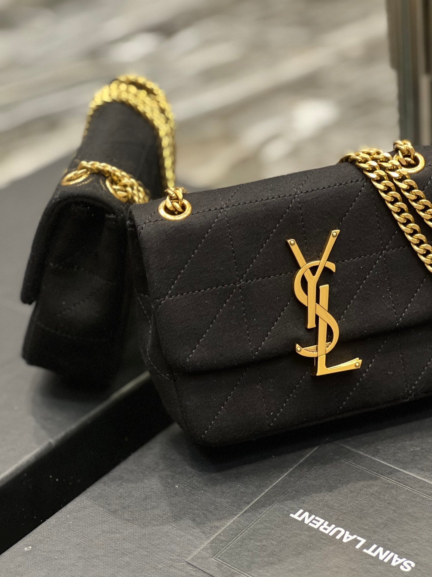 Top Quality Jamie Mini Chain Bag Black For Women, Women’s Bags 6.9in/17.5cm YSL 6981622F9271000