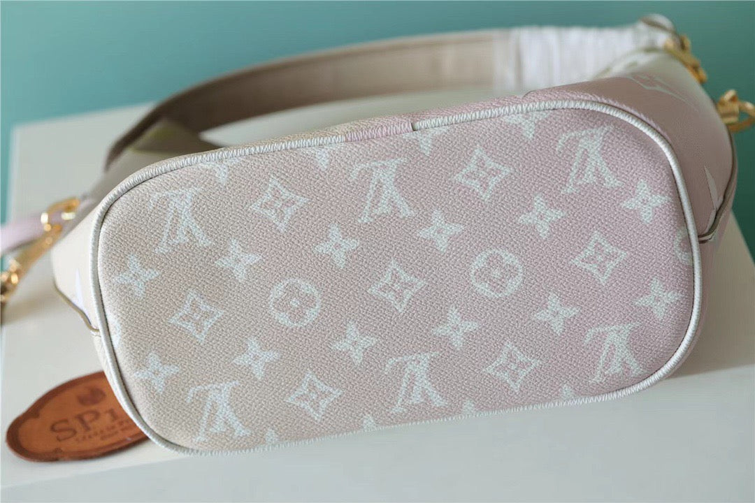 Louis Vuitton Neverfull MM Monogram Canvas Sunset Kaki For Women,  Shoulder and Crossbody Bags 9.4in/24cm Louis Vuitton M59861