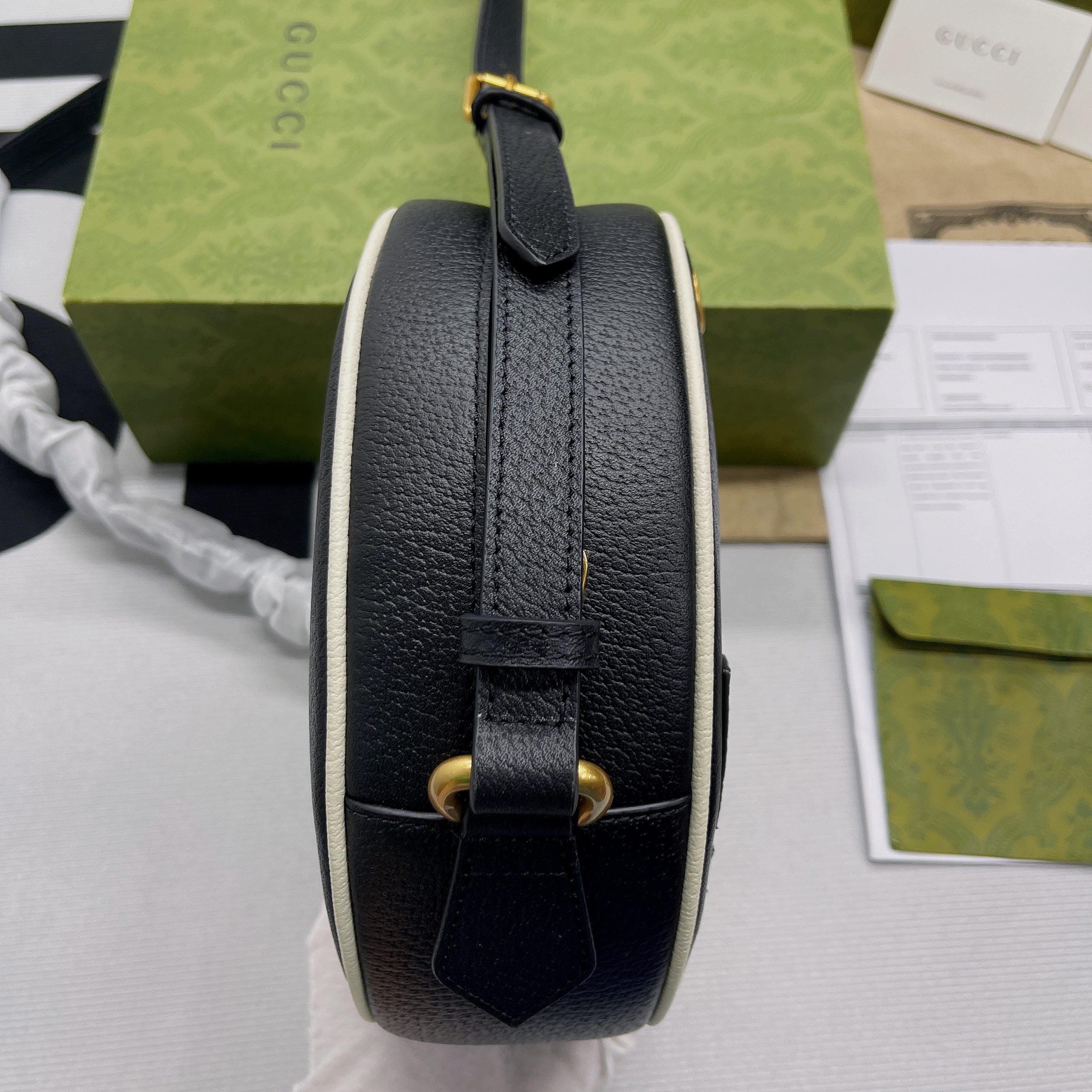 Gucci x ADiordas OphiDiora Shoulder Bag Black For Women, Women’s Bags 8.6in/22cm Gucci 