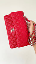 ChanelSmall Classic Handbag Red For Women Bags 9.1in/23cm