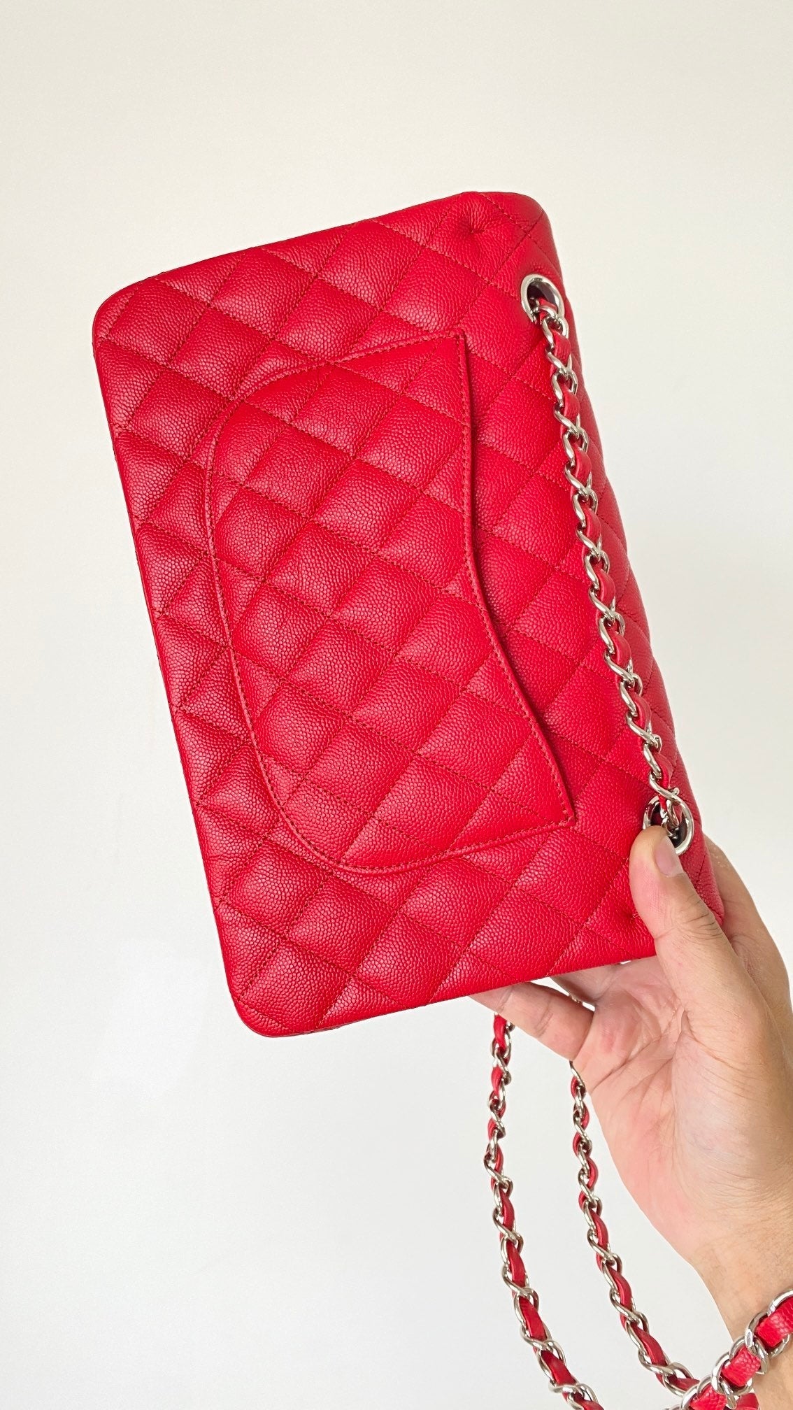 ChanelSmall Classic Handbag Red For Women Bags 9.1in/23cm