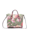 GUCCI Linea A Foldover Gucci Supreme Monogram Blooms Tote Bag Multicolor Dry Rose 429147