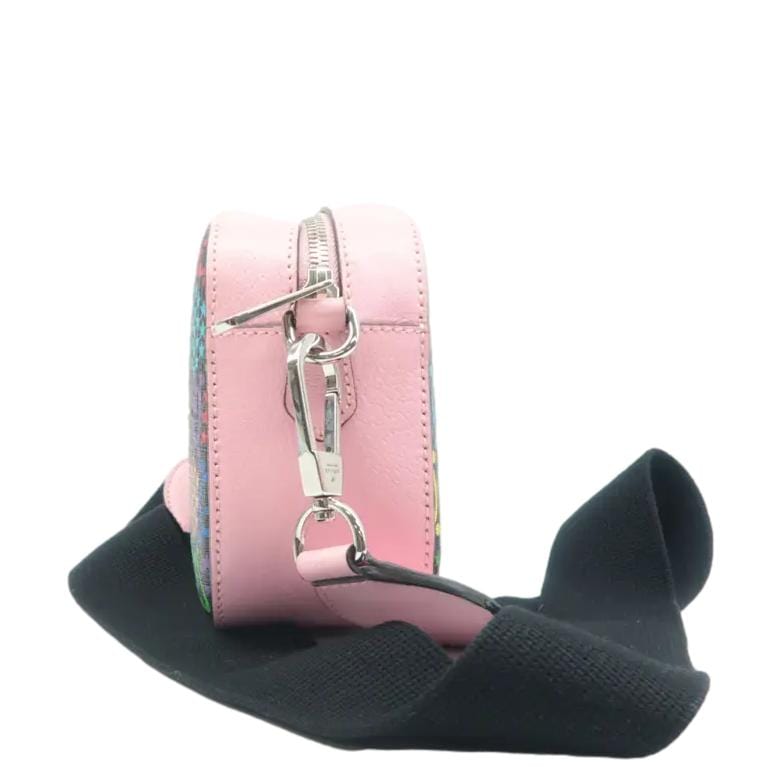 GUCCI Psychedelic Gucci Supreme Canvas Shoulder Bag Black 574886
