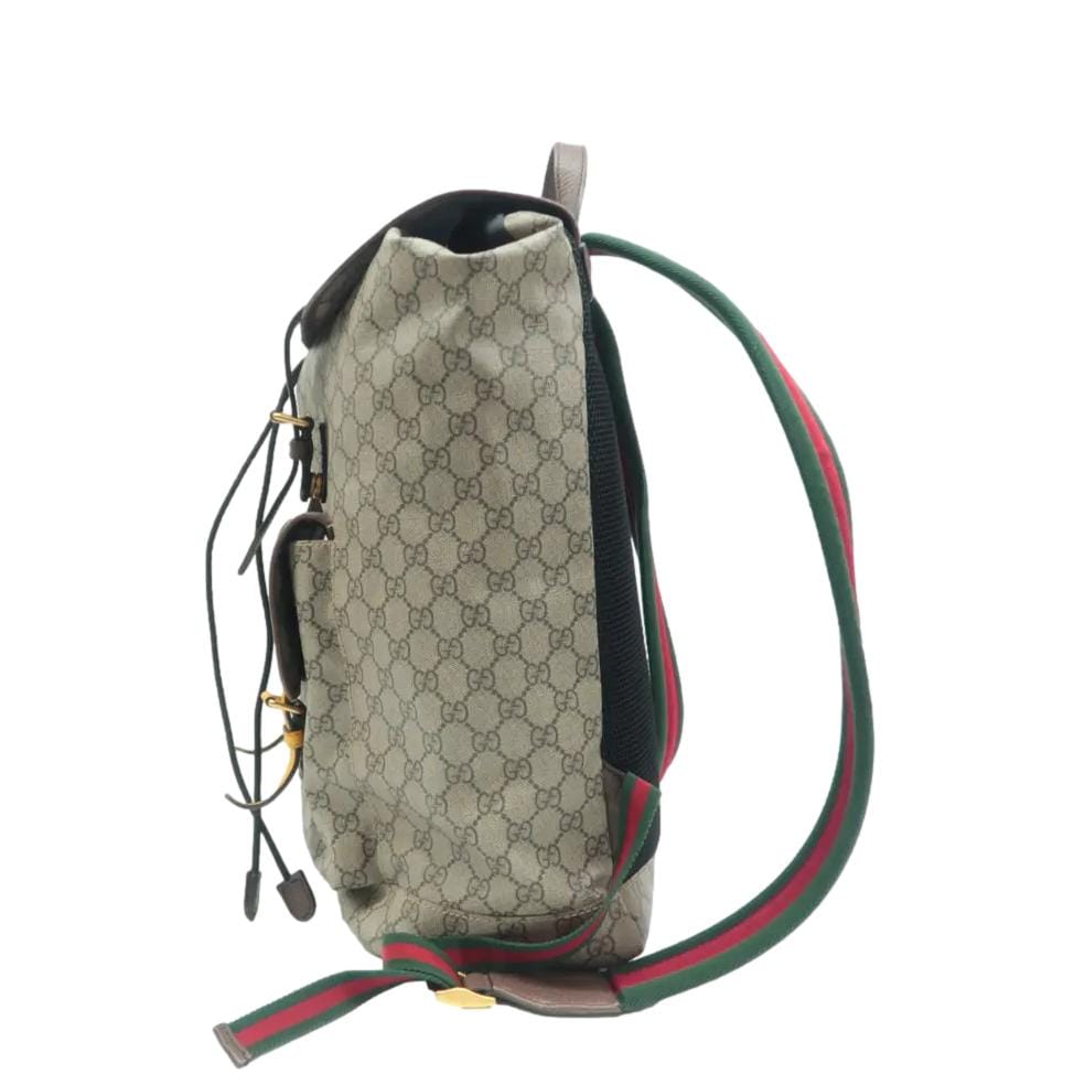GUCCI Neo  Gucci Supreme Canvas Backpack Beige 473869