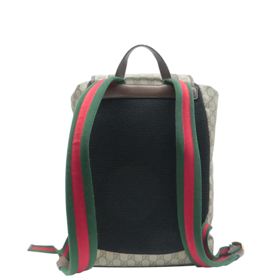 GUCCI Neo  Gucci Supreme Canvas Backpack Beige 473869