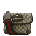 GUCCI Neo Small Gucci Supreme Canvas Crossbody Bag Beige 501050
