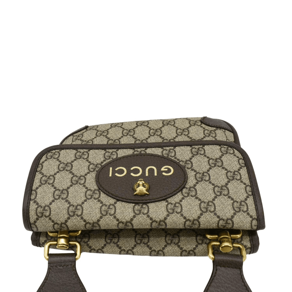 GUCCI Neo Small Gucci Supreme Canvas Crossbody Bag Beige 501050