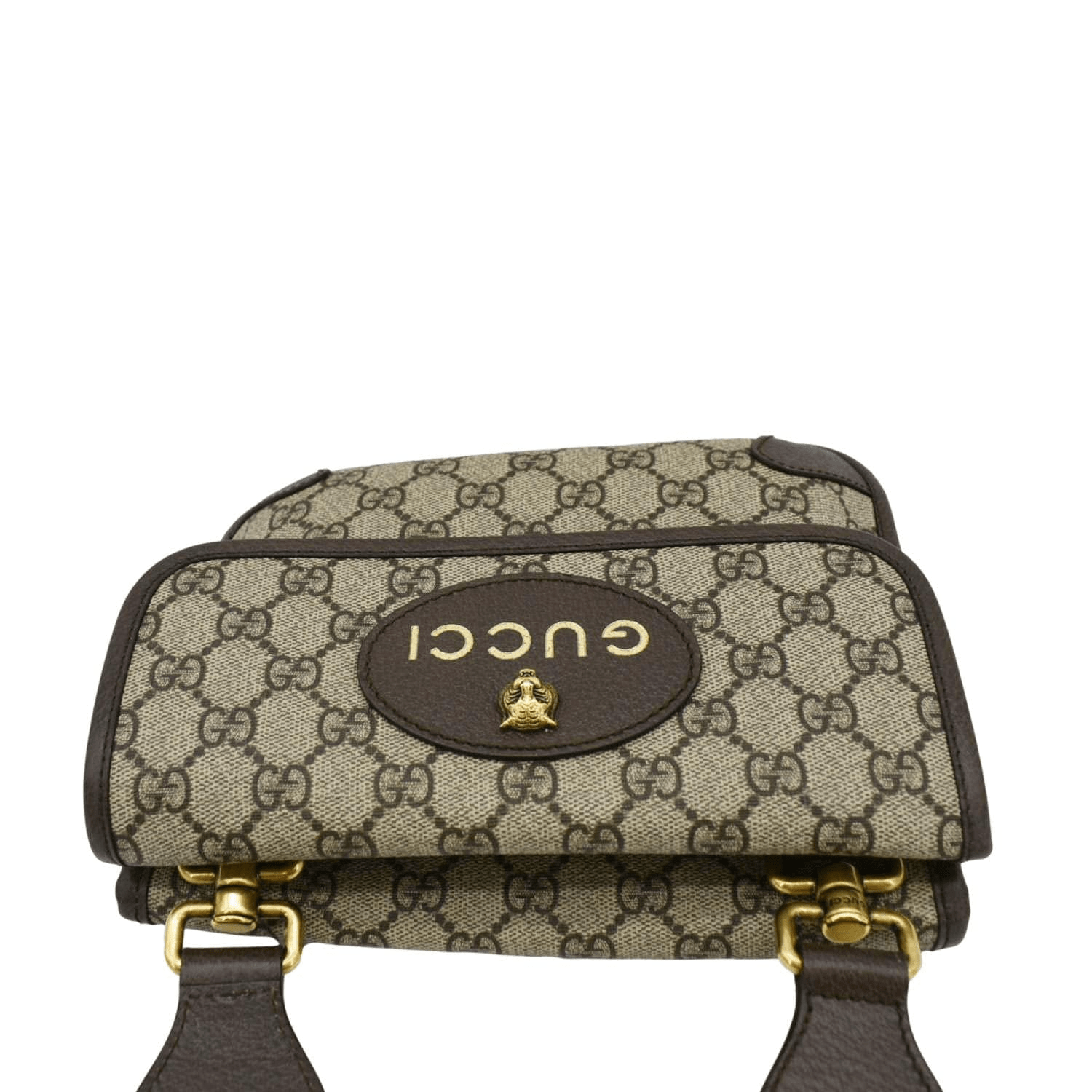 GUCCI Neo Small Gucci Supreme Canvas Crossbody Bag Beige 501050