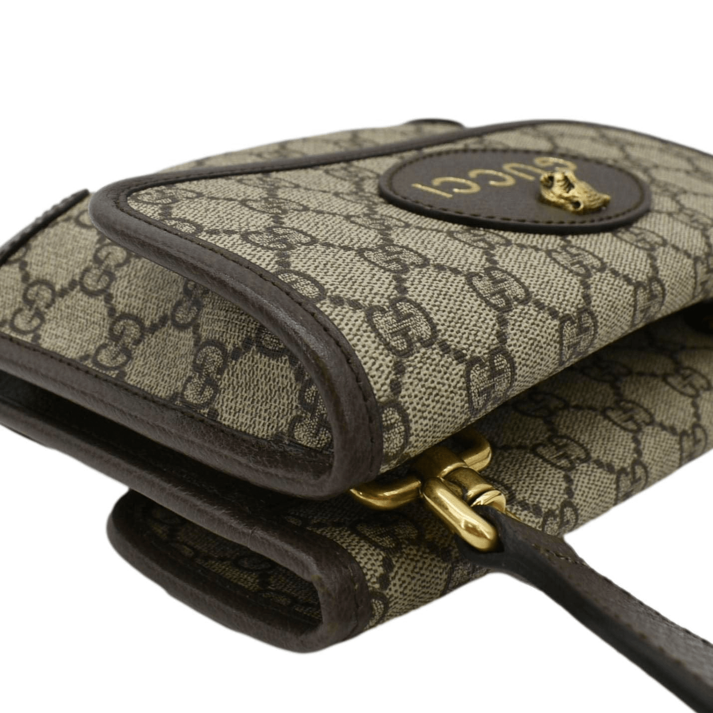 GUCCI Neo Small Gucci Supreme Canvas Crossbody Bag Beige 501050