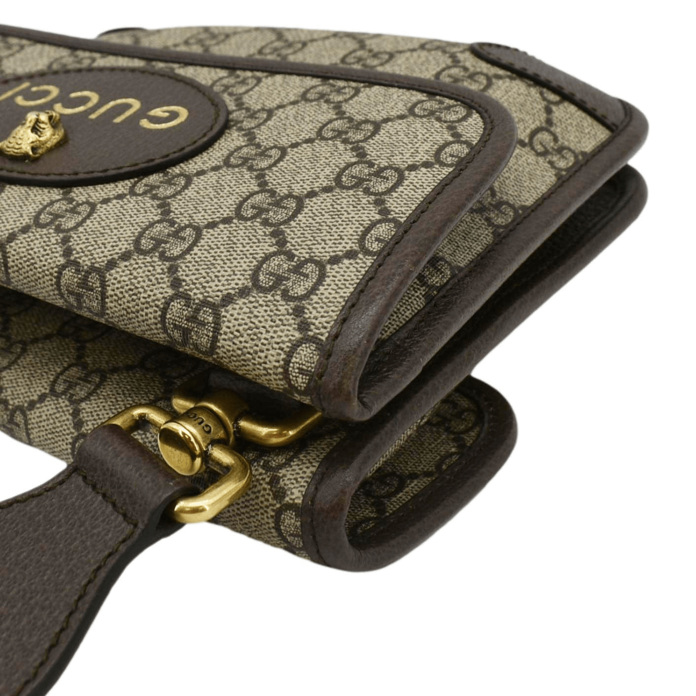 GUCCI Neo Small Gucci Supreme Canvas Crossbody Bag Beige 501050