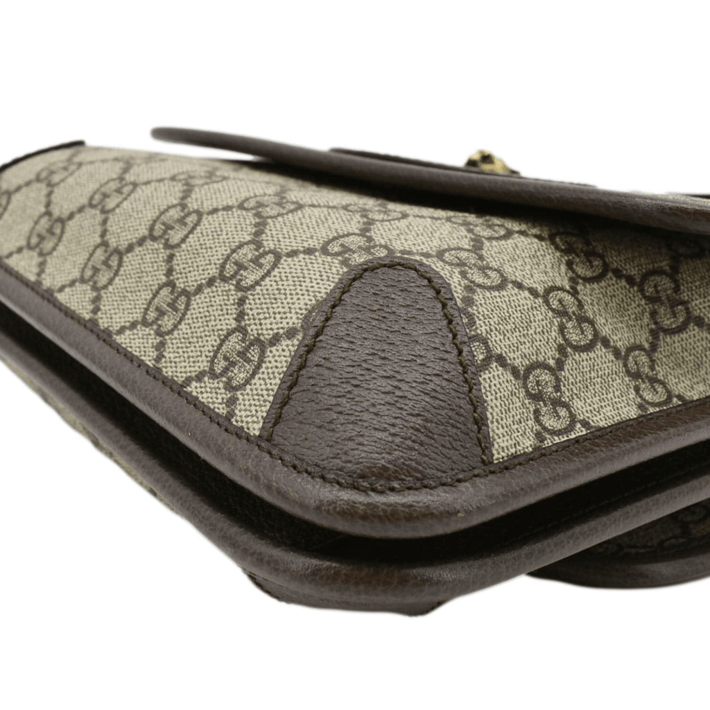 GUCCI Neo Small Gucci Supreme Canvas Crossbody Bag Beige 501050