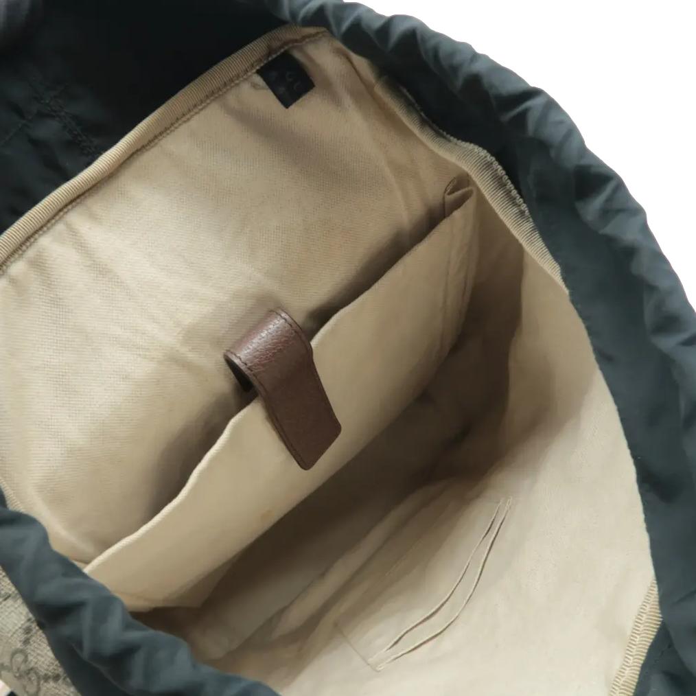 GUCCI Neo  Gucci Supreme Canvas Backpack Beige 473869