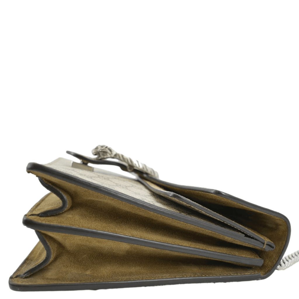 GUCCI Dionysus Medium Gucci Supreme Monogram Shoulder Bag Beige 403348