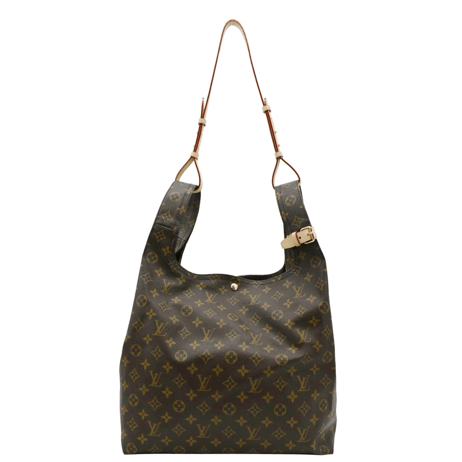 LOUIS VUITTON Atlantis GM Monogram Canvas Shoulder Bag Brown