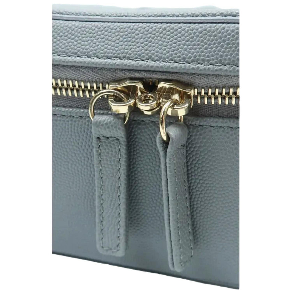 Chanel Vanity Case Filigree CC Medium Caviar Quilted Shoulder Bag Grey