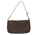 Louis Vuitton Pochette Accessoire  Canvas Clutch Bag