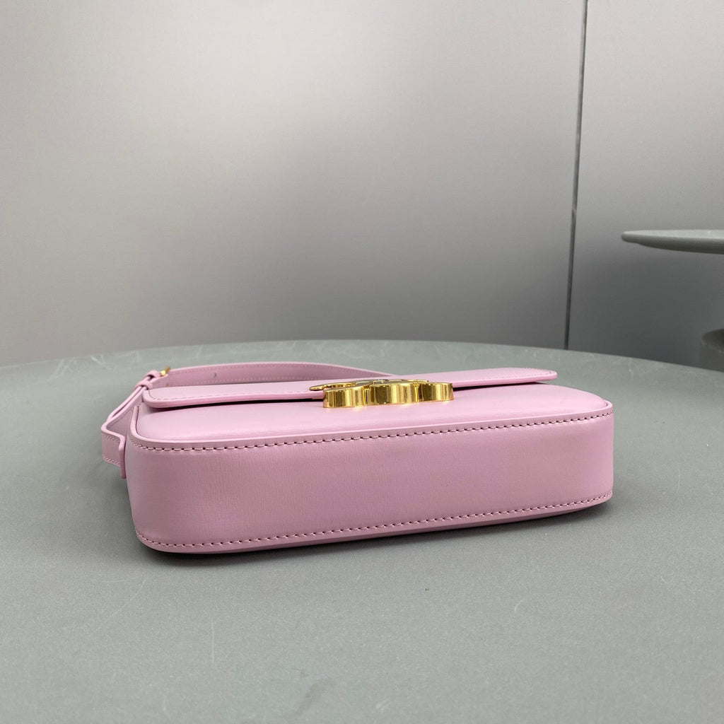 Celine Triomphe Shoulder Bag PiNike For Women 8in/20cm 