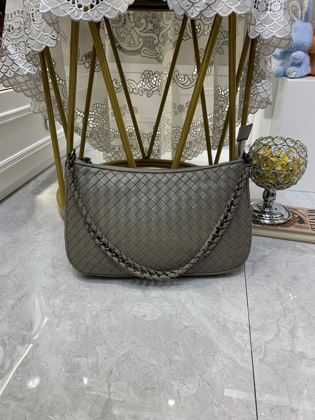 Crossbody Bag Cinereous, For Women, Bags 9.4in/24cm