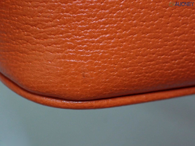 Gucci Diana Nm Bamboo Handle Tote Leather Orange Leather Handbag (Pre-Owned)
