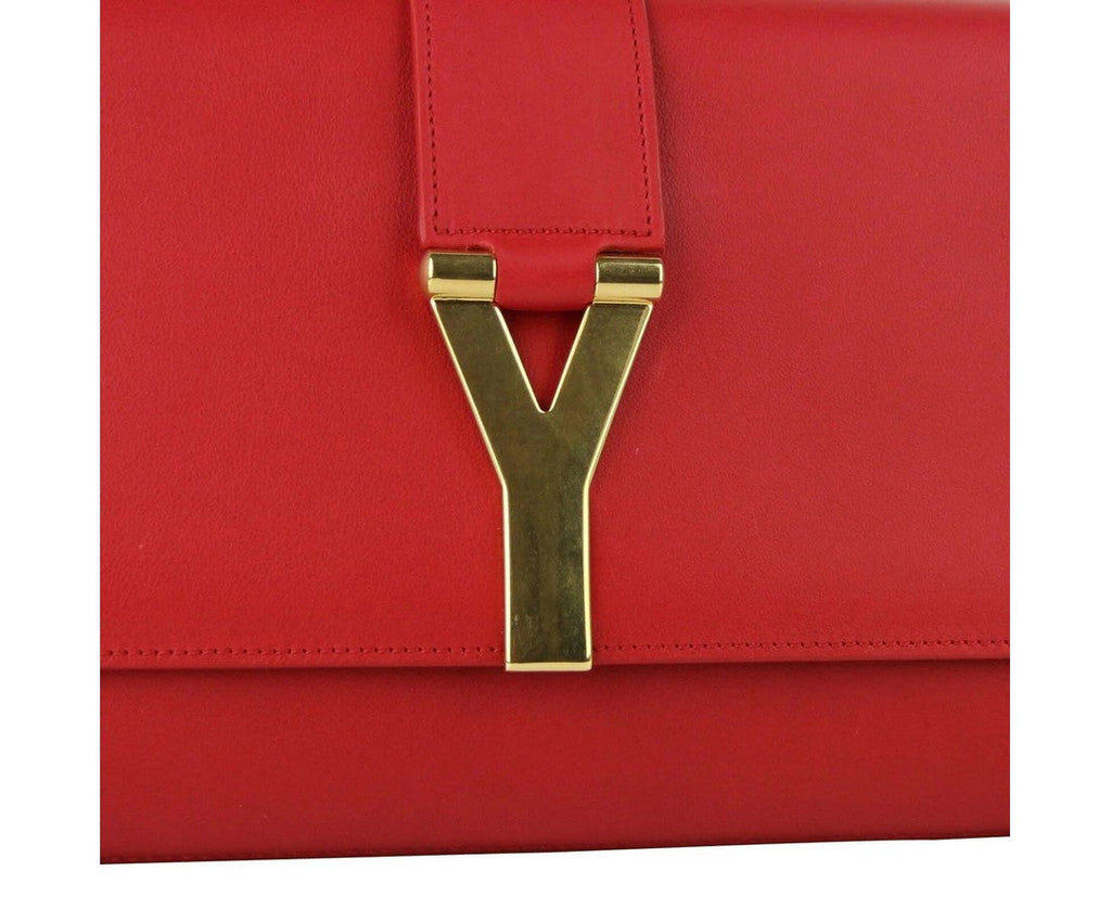 Saint Laurent Women's Classic Y Leather Paris Clutch