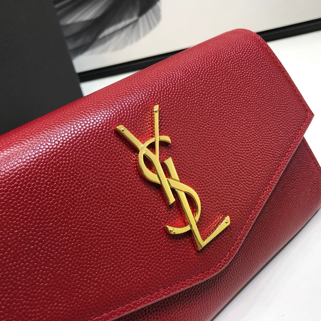 YSSL Uptown Chain Wallet Red For Women 7in/19cm YSLÂ 