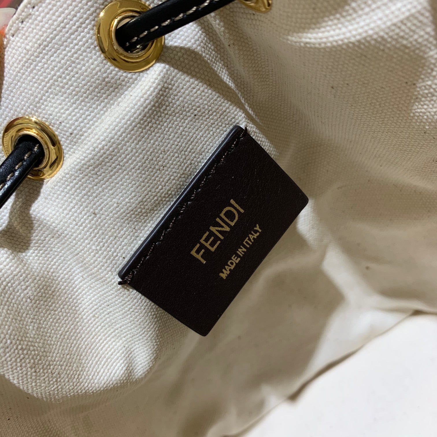 Mon Tresor White Canvas For Women, Women’s Handbags, Shoulder And Crossbody Bags 7.1in/18cm FF 8BS010