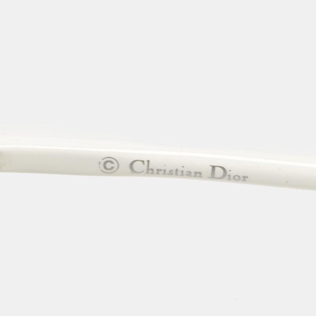 Dior White/blue Mirrored Diorso1 :1 Rep Round Sunglasses