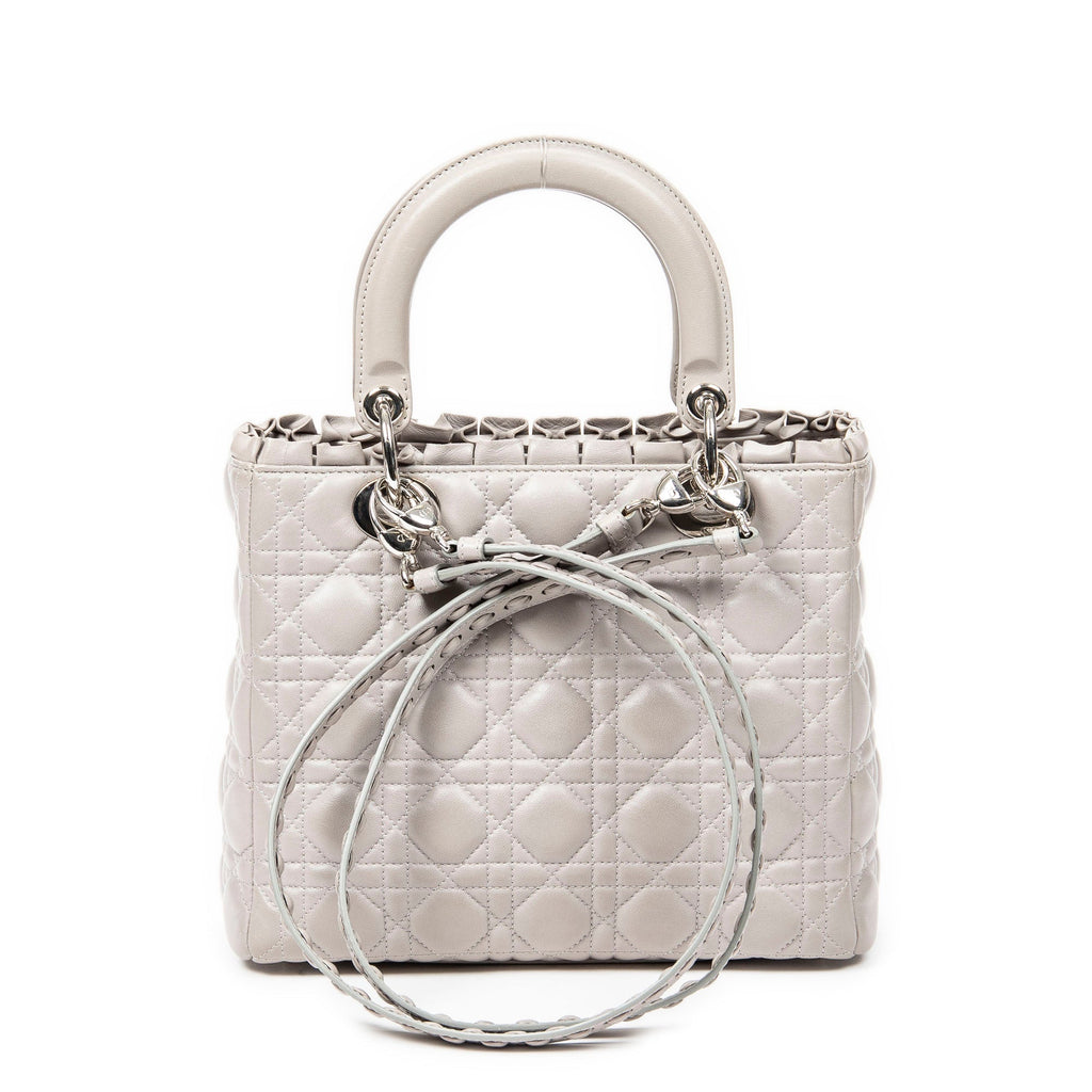 Medium Ruffle Lady Dior Zip