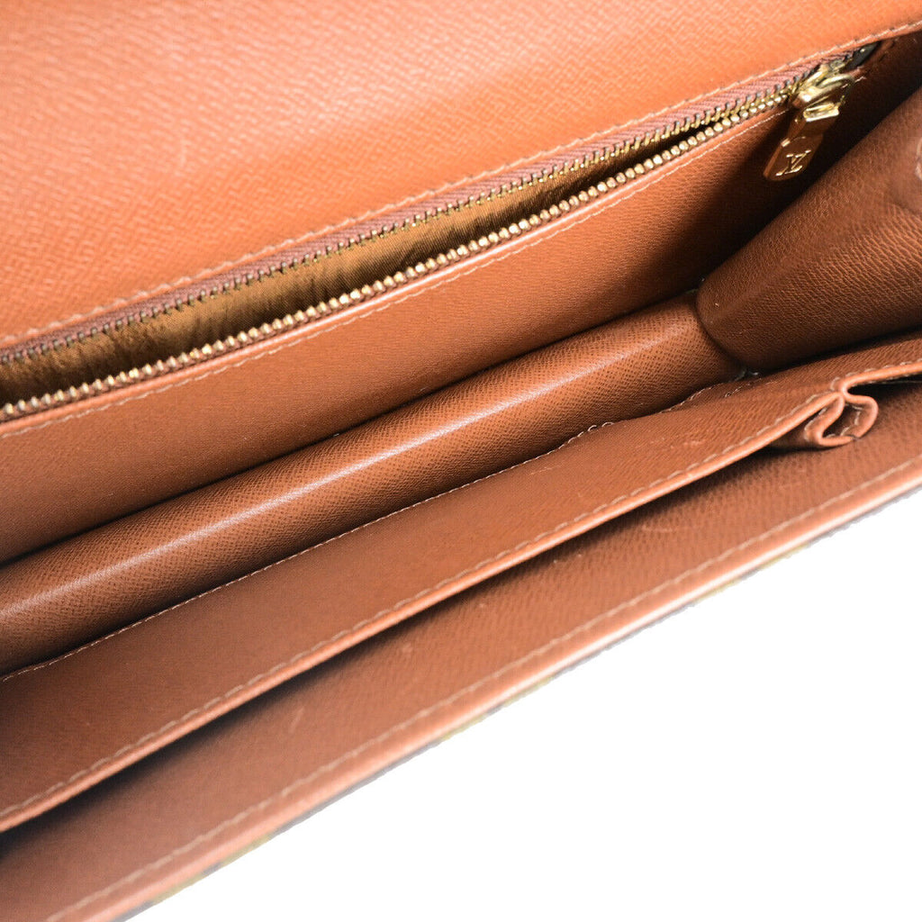 Louis Vuitton Pochette Dame  Canvas Clutch Bag