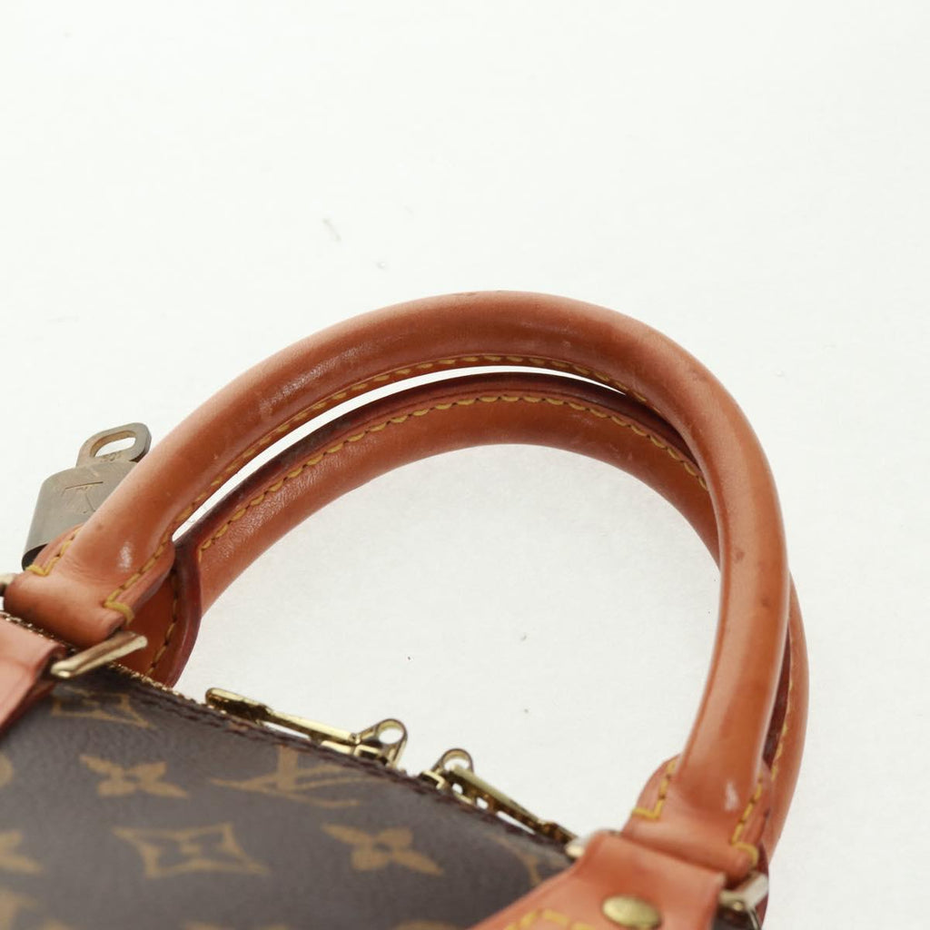 Louis Vuitton Alma Handbag Monogram Canvas Brown Canvas Handbag