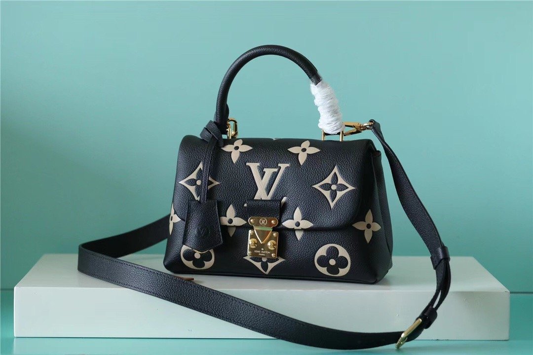 Louis Vuitton Madeleine Burberry Monogram Empreinte Black For Women,  Shoulder and Crossbody Bags 9.4in/24cm Louis Vuitton M45978