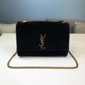 YSSL Kate Medium Reversible Chain Bag Black For Women 28.5in/11cm YSL 5538040UD7W1000