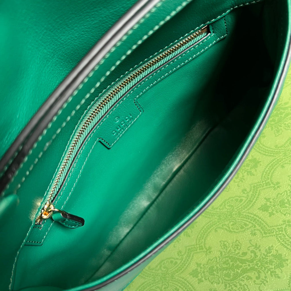 Gucci BlonDiore Shoulder Bag Green For Women, Women’s Bags 11in/28cm Gucci‎