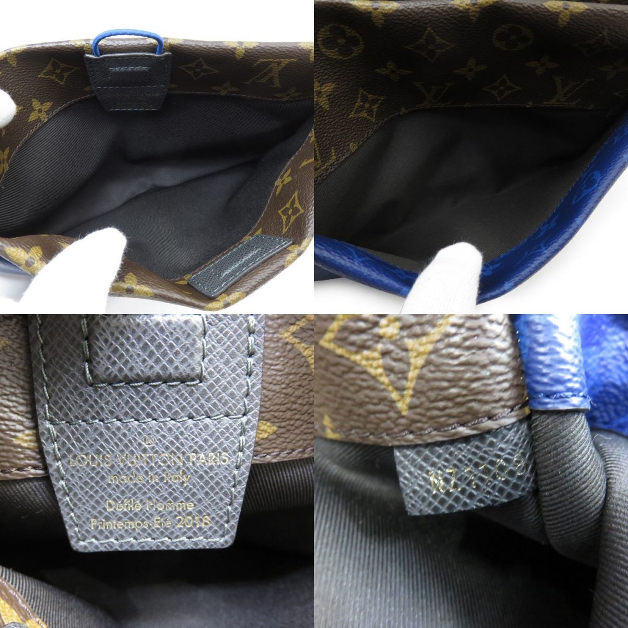 Louis Vuitton Pochette Outdoor Monogram Canvas Brown Canvas Clutche & Pouche Bag