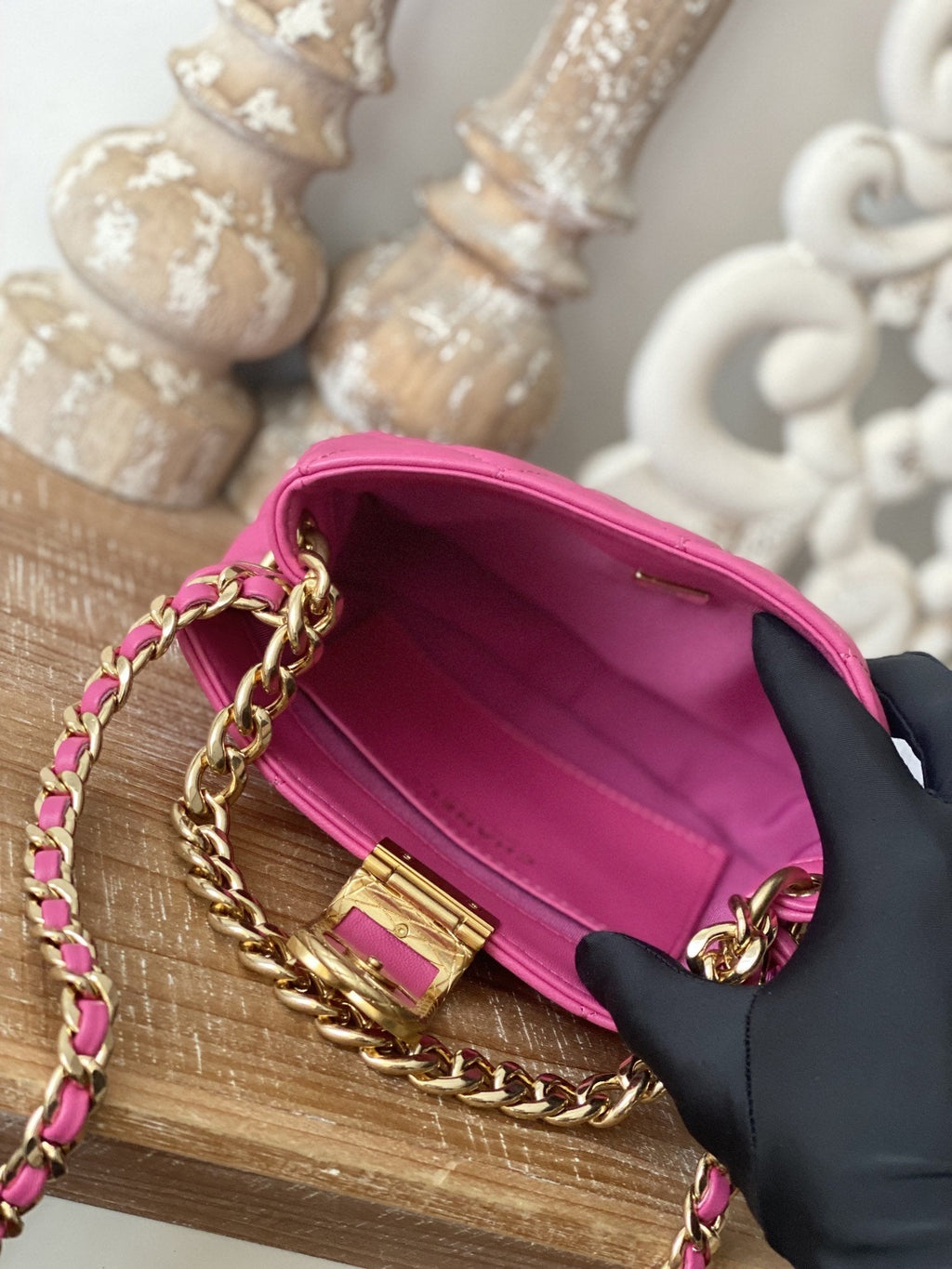 ChanelSmall Hobo Bag Gold Hardware PiNike For Women Handbags, Shoulder Bags 7.5in/19cm