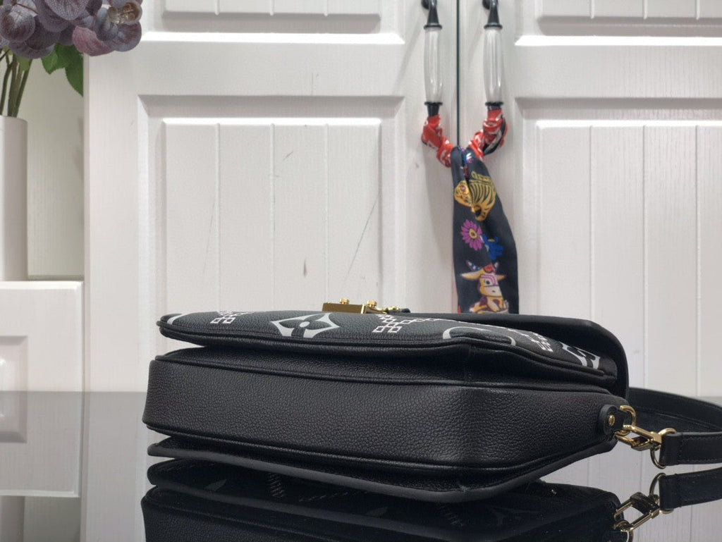 Louis Vuitton Pochette Metis Monogram Empreinte Black For Spring,  Shoulder And Crossbody Bags 9.8in/25cm Louis Vuitton M46028