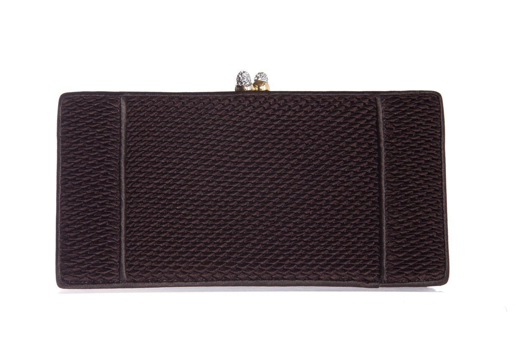 Judith Leiber Brown Clutch