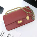 ChanelMaroon Medallion Nude Reissue 2.55 Classic 225 GlamIap Red Bag For Women 24cm/9.4in
